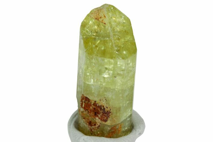 Gemmy, Yellow Apatite Crystal - Morocco #239151